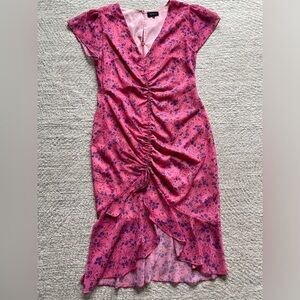 Majorelle Midi Dress, Women’s Large, Pink Baybreeze